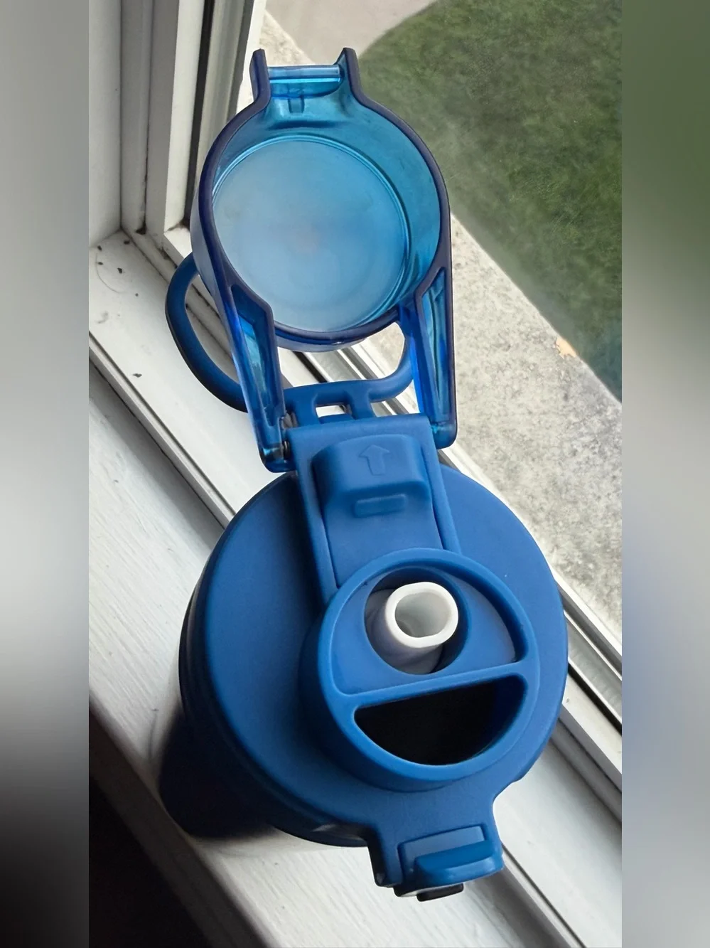 Blue Stainless Steel Travel Water Bottle